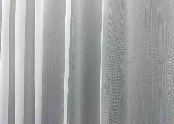 Тюль бамбук с вышивкой и люрексом цвет белый 1817т Киев