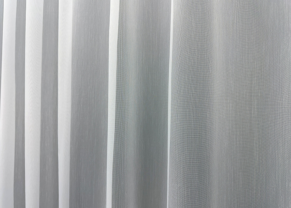 Тюль бамбук с вышивкой и люрексом цвет белый 1817т Киев - изображение 5