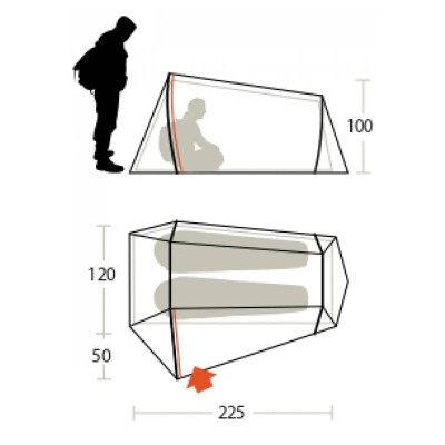 Намет Ferrino Lightent 2 Pro Olive Green (928976) Вінниця - фото 5