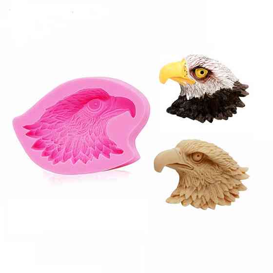 Молд силіконовий Орел 48 на 69 мм рожевий Київ