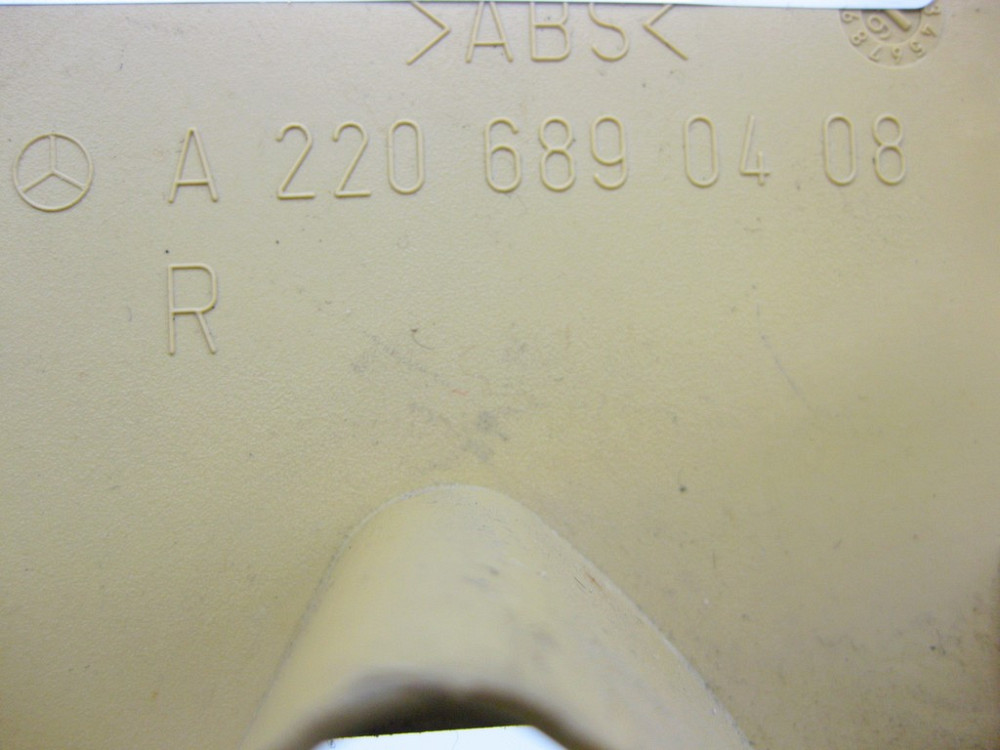 Mercedes-Benz  A2206890408 1434 Кришка правого торця приладової панелі бежева S-Class W220 Одеса - фото 8