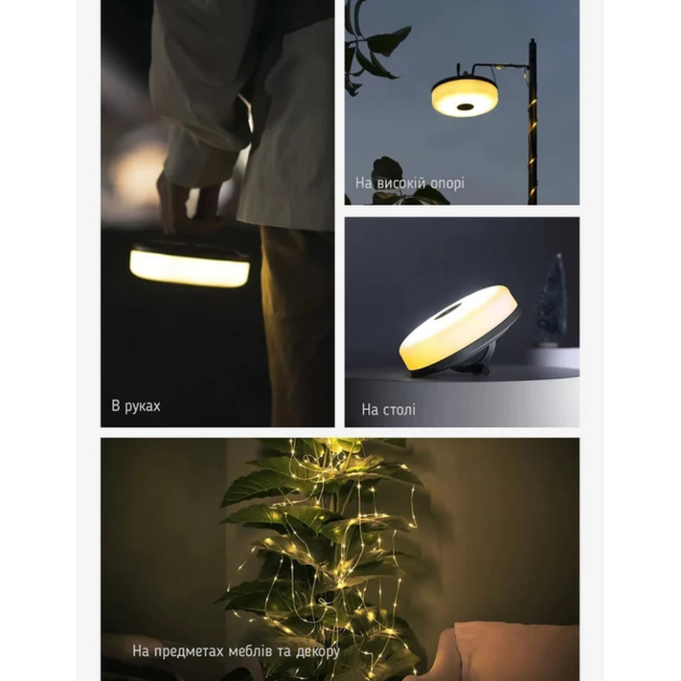 Кемпінговий ліхтар-гірлянда NexTool Milky Way, біла (10 метрів) Рівне - фото 5