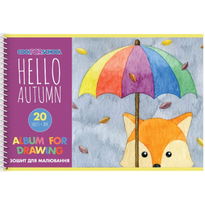 Альбом для рисования Cool For School на пружине Animals 20 листов (CF60903) Винница - изображение 1