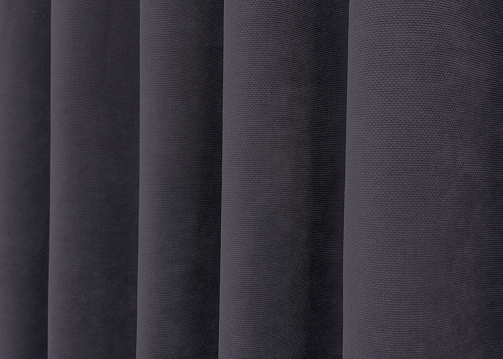 Шторна тканина вельвет, колекція "Velanta" колір графітовий 1879ш Київ - фото 5