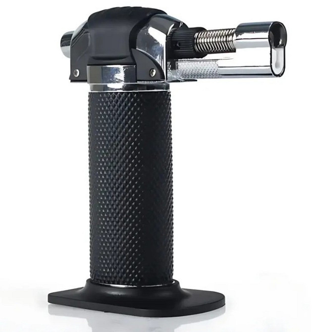 Запальничка газова, турбогорілка 9960, чорна Вінниця - фото 2