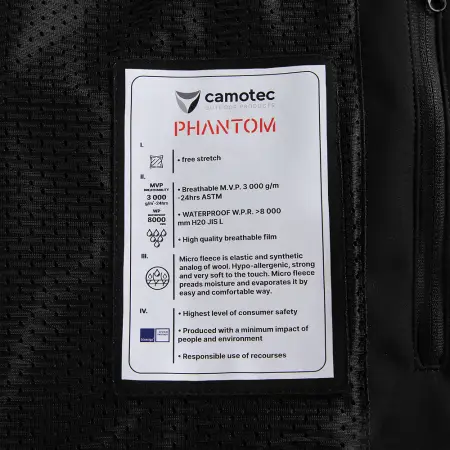 Куртка мужская теплая Phantom System (Черный) 3XL Киев - изображение 8