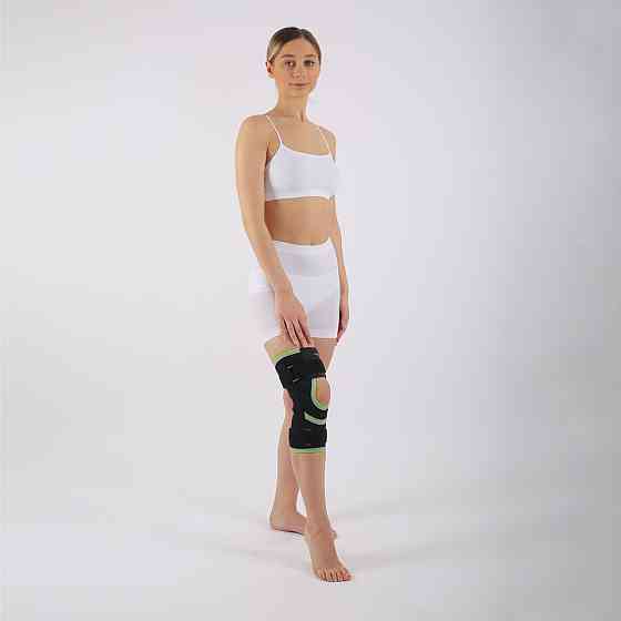 Бандаж на коліно неопреновий з шарнірами та ременями ORTHOPEDICS MEDICAL SMT2103A, Розмір S Кам'янець-Подільський