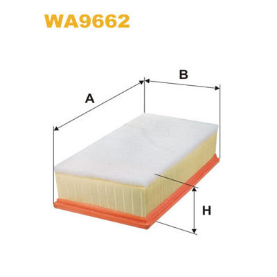 Повітряний фільтр для автомобіля Wixfiltron WA9662 Вінниця - фото 1