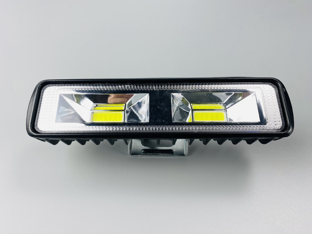 Фара LED прямокутна (chip COB) 48W 6000K (2 діода) (15см х 4см х 4см) алюміній Мукачево - фото 6