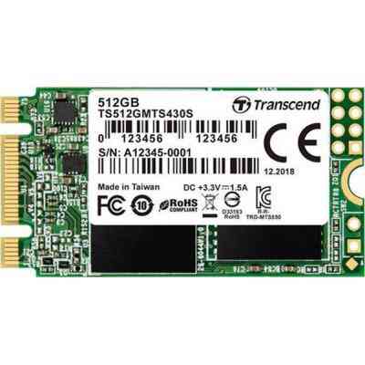 Накопичувач SSD M.2 2242 512GB Transcend (TS512GMTS430S) Вінниця