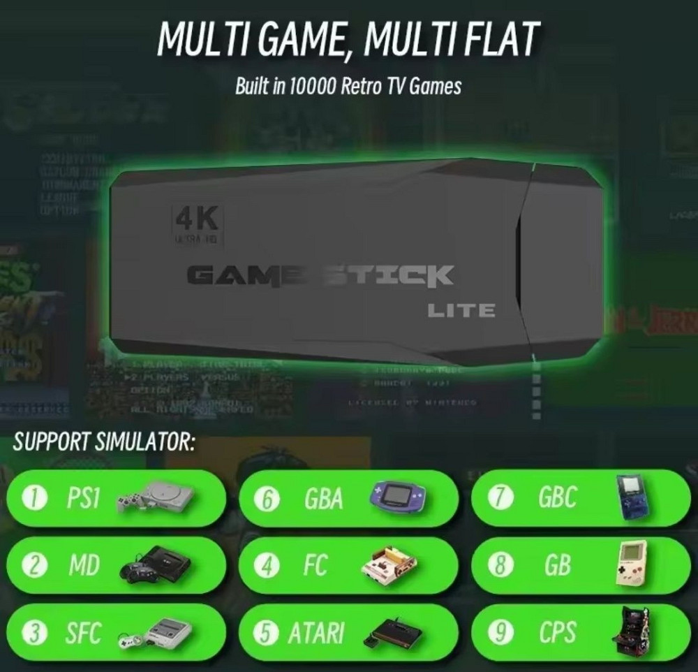 1300грн + олх станция 4К 20000 игр 64 ГБ игровая приставка. Харьков - изображение 1
