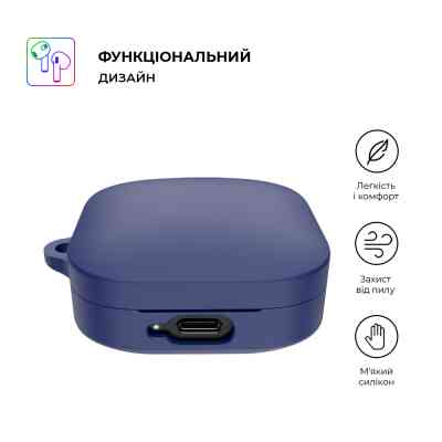 Чехол для наушников Armorstandart Hang Case для Xiaomi Redmi Buds 6 Active Blue (ARM81092) Винница