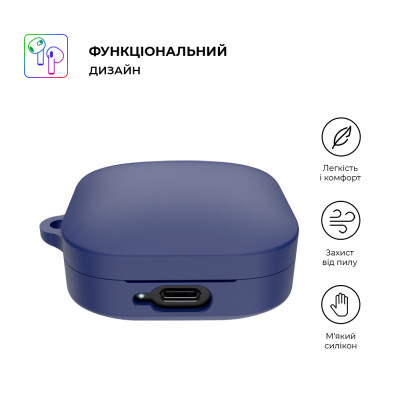 Чехол для наушников Armorstandart Hang Case для Xiaomi Redmi Buds 6 Active Blue (ARM81092) Винница - изображение 2