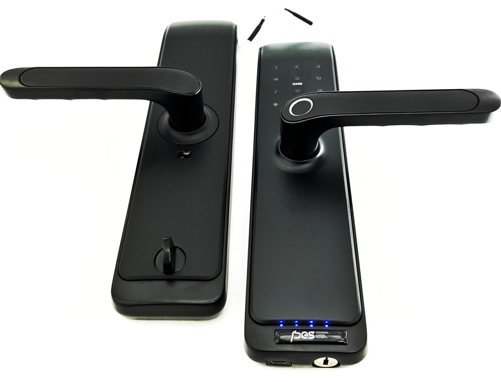 PES Husky Wi-Fi биометрический замок с WC фиксатором черный Киев - изображение 6