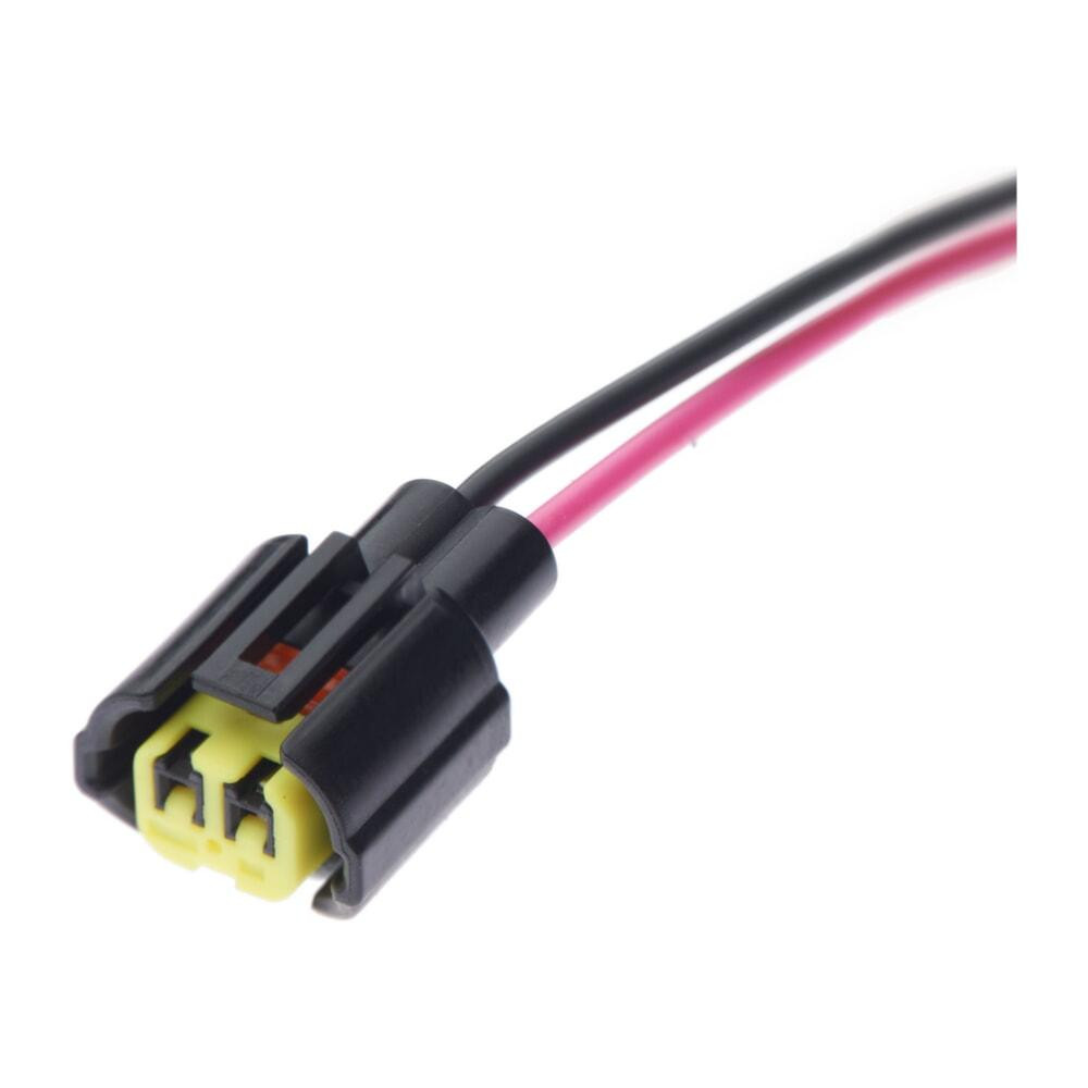 Електричний з'єднувач із дротом, 2-контактний, Не Опізнаний за Номером, Чорний, Пластик, Київ - фото 1