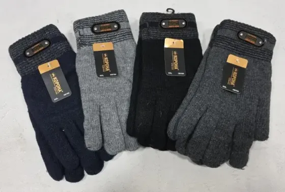 Чоловічі рукавички на хутрі Корона. Набір 4 шт. різного кольору. Київ