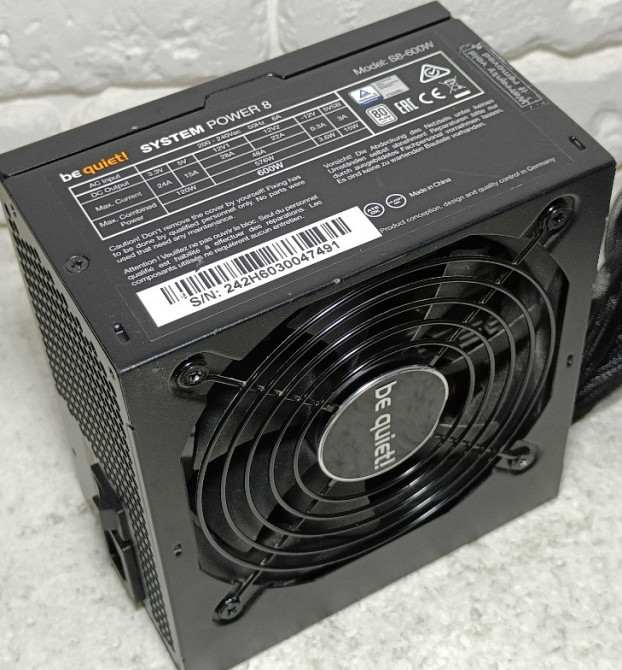 Блок питания BeQuiet 600W 80 PLUS BRONZE System Power 8 8+8+8+8GPU Харьков - изображение 7