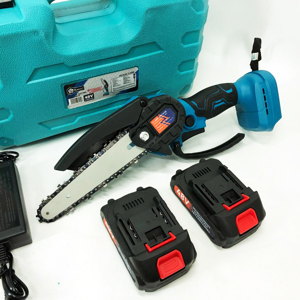Цепная пила для дачи, Качественная мини-пила цепная Электропила на аккумуляторе для сада MD-87 Львов - изображение 6