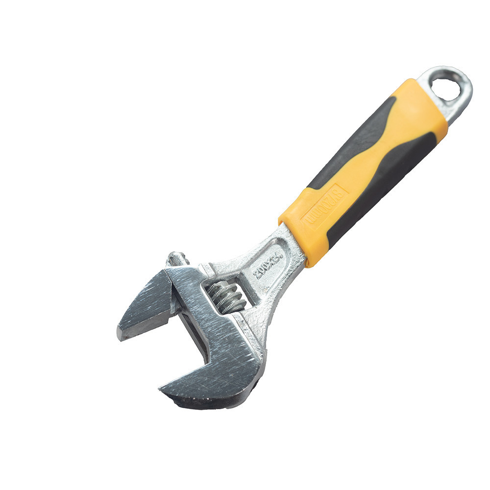 Ключ разводной 200мм CrV (обрезиненная рукоятка) SIGMA (4101021) Ровно - изображение 7