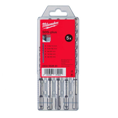 Набір бурів Milwaukee SDS-PLUS M2 5шт (4932352834) Вінниця - фото 2