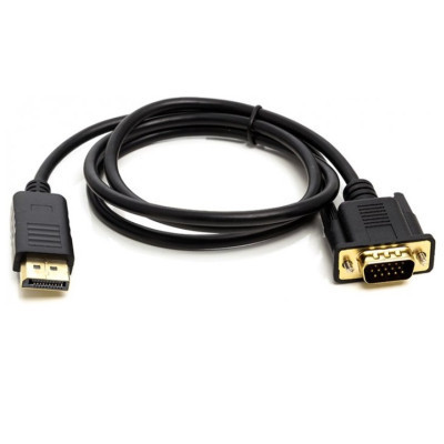 Кабель мультимедійний DisplayPort M to VGA M 1.0m PowerPlant (CA911882) Вінниця - фото 1