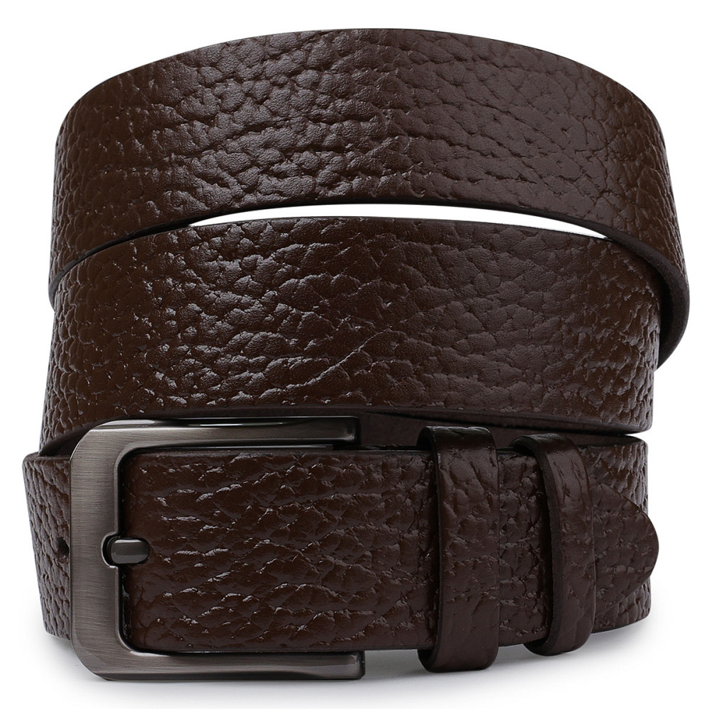 Добротний чоловічий ремінь Vintage 20744 Коричневий Київ - фото 1