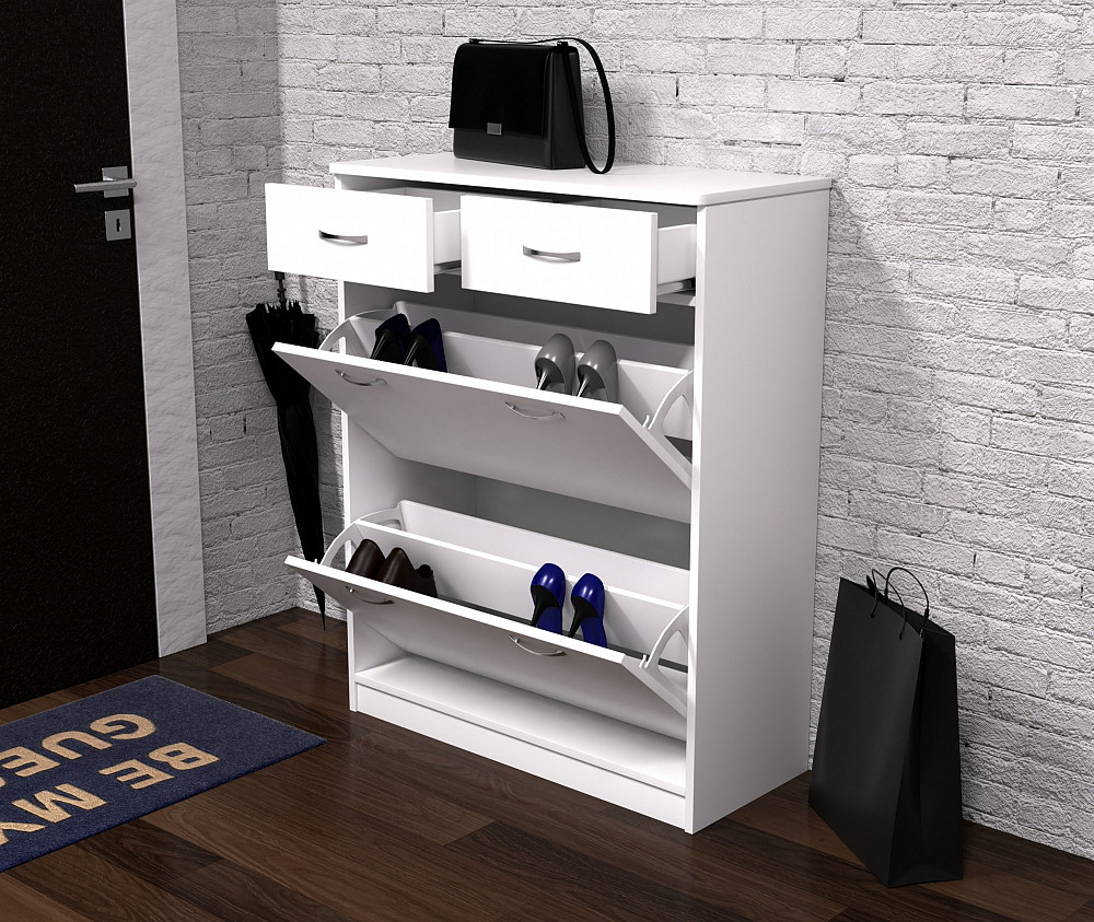 Тумба для обуви №2, Белый, 800/350/1010 Львов - изображение 3