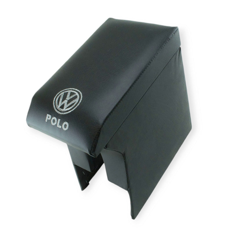 Подлокотник vw polo 2010-> черный с вышивкой (кожзам) Мукачево - изображение 1