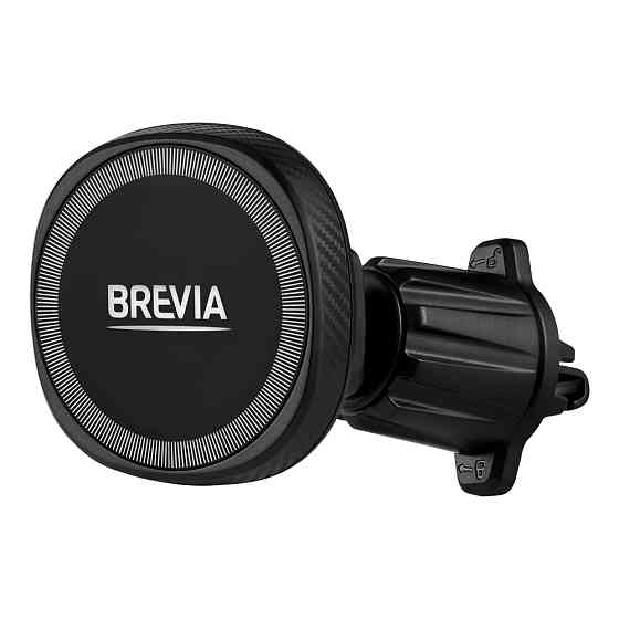 Тримач телефону автомобільний Brevia AirVent Ultra MagCharge 15W з безпровідною зарядкою, на дефлектор Львів