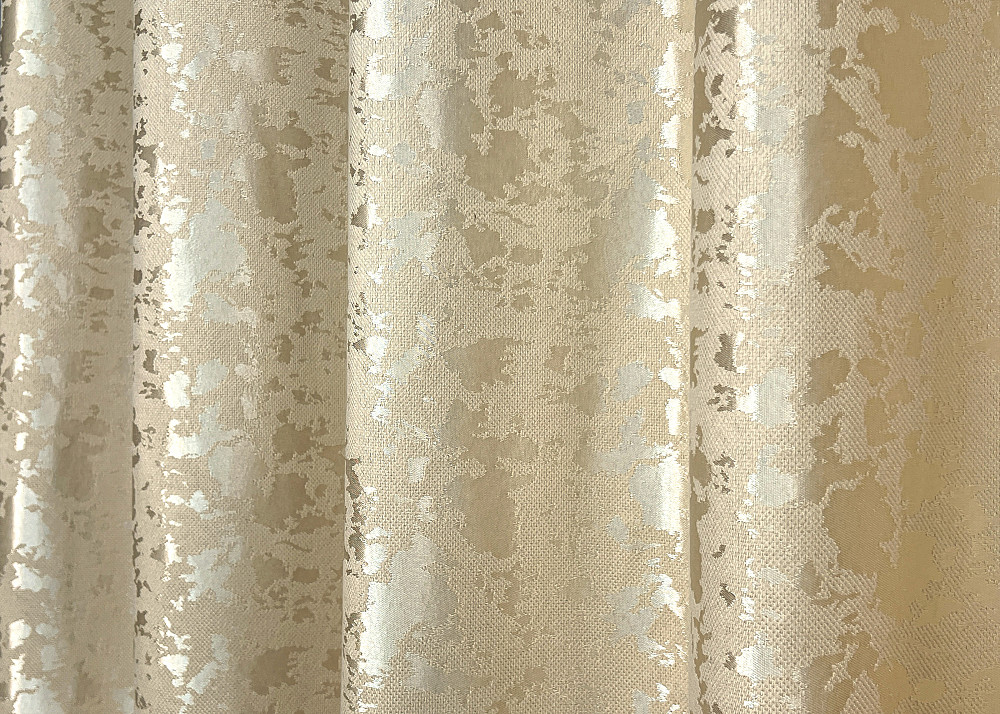 Комплект штор на люверсах VR-Textil Льон мармур Pavliani ХО № 1909ш Кремовий 150х250 см 2 шт (37-0320) Київ - фото 8