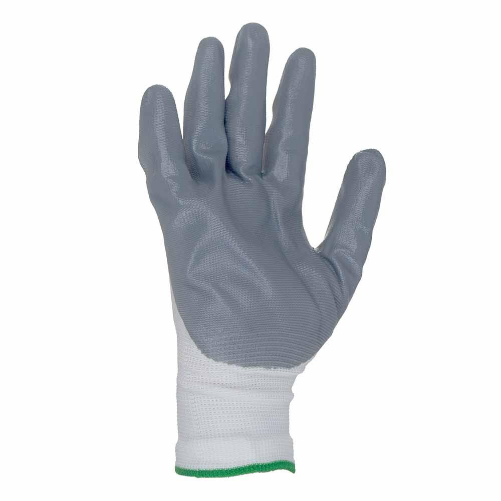 Рукавички трикотажні з частковим нітриловим покриттям р9 (сірі, манжет) SIGMA (9443511) Київ - фото 5