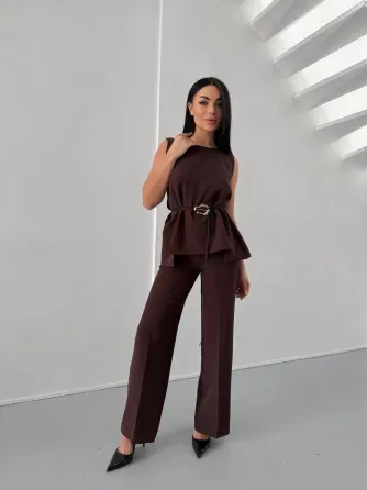 Женский костюм с ремнём — это базовый костюм на каждый день Одесса