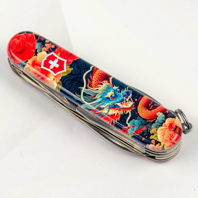 Нож Victorinox Huntsman Zodiac 91 мм Китайський дракон (1.3713_Z3200p) Винница - изображение 8
