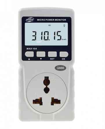 Ваттметр цифровой бытовой 10A BENETECH GM86 Киев
