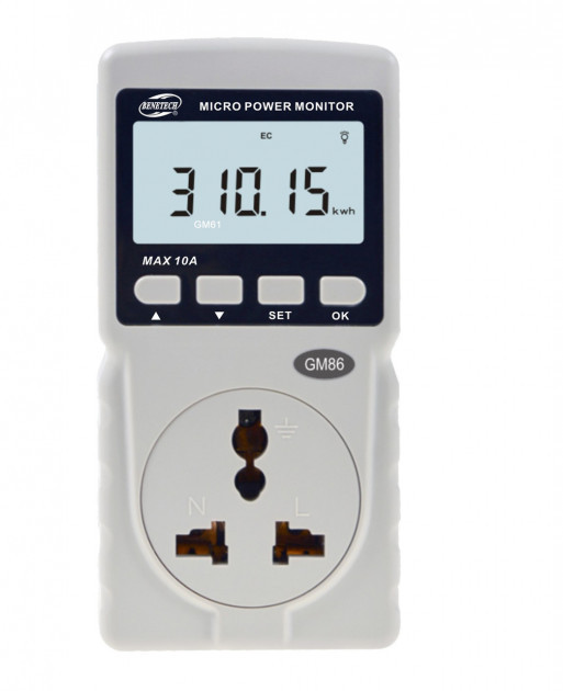 Ваттметр цифровой бытовой 10A BENETECH GM86 Киев - изображение 3