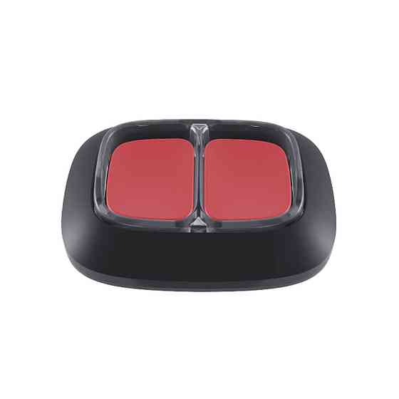 Бездротова екстрена кнопка Ajax DoubleButton (8EU) ASP black з захистом від випадкових натискань Київ