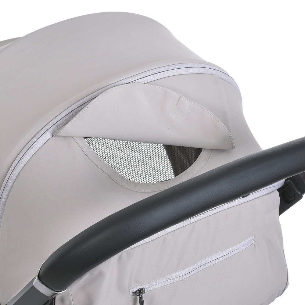 Коляска дитяча El Camino BEYA Cream Beige прогулянкова з чохлом для ніжок у комплекті Бежева (ME 1127-C) Чернигов - изображение 10