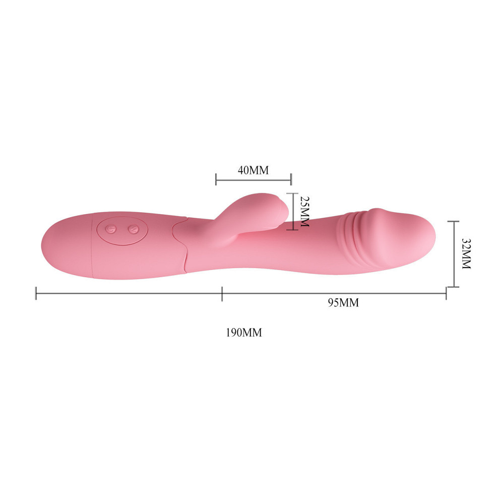 Вібратор - Pretty Love Snappy Vibrator Light Pink Sex Aura Київ - фото 6
