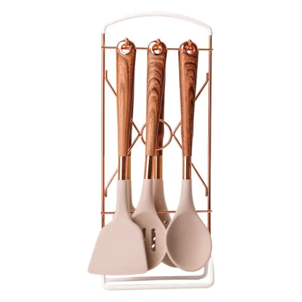 Набор кухонных принадлежностей на подставке 6 шт. Киев - изображение 3