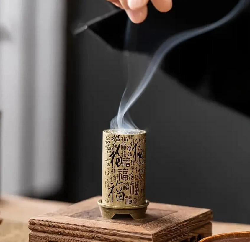 Изящный вертикальный держатель для благовоний. Мини-курильница 6,2 см Киев - изображение 4