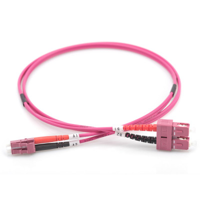 Оптический патчкорд Digitus LC/UPC-SC/UPC,50/125 OM4(Multimode),duplex,3m (DK-2532-03-4) Винница - изображение 1