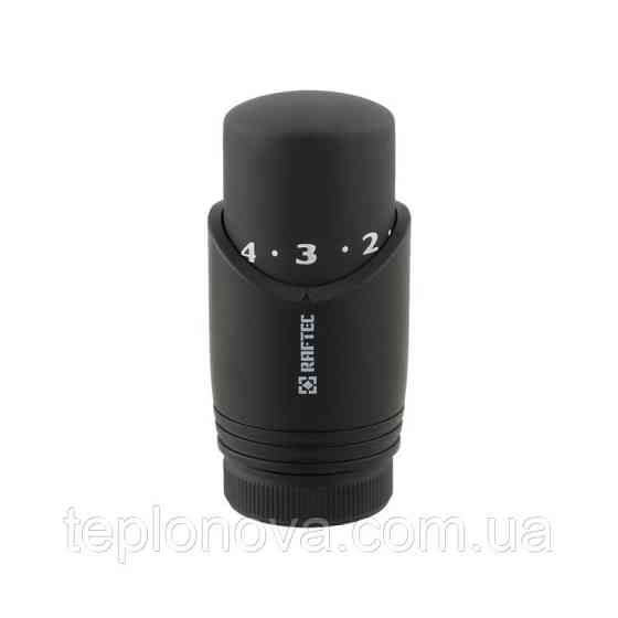 Комплект термостатических клапанов угловой Raftec BLACK 1/2