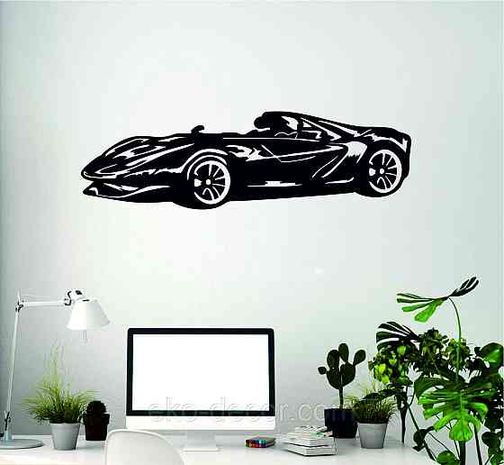 Декоративное настенное Панно «Машина» Декор на стену 110*69 см Киев