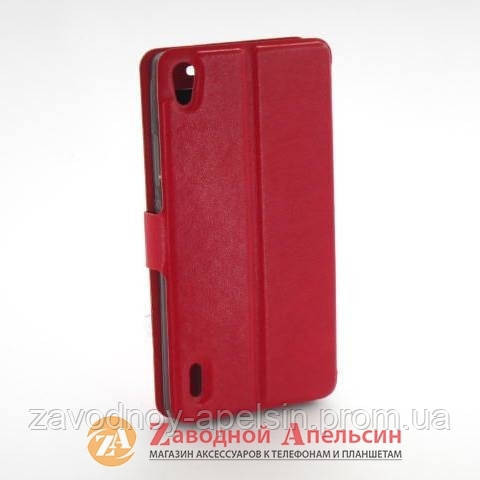 Чехол книжка Huawei P7 Smart Case red Одесса - изображение 2