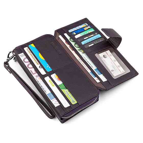 Кошелек женский ST Leather 18455 (SТ228) удобный Фиолетовый Киев