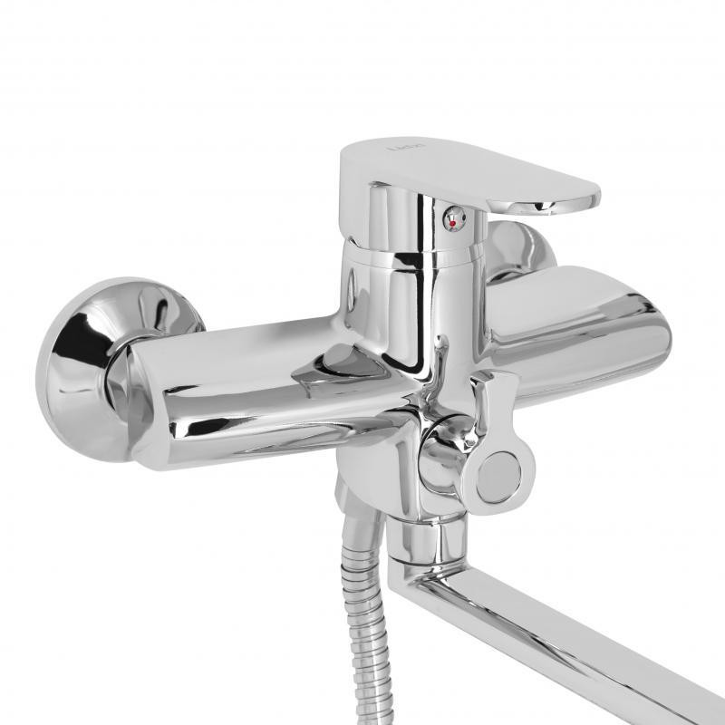 Смеситель для ванны Lidz Tani 005 c душевым гарнитуром (k40) LDTAN005CRM44962 Chrome Киев - изображение 3