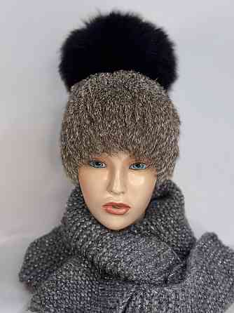Шапка хутряна жіноча ліхірик Ельвіра Сірий Харків