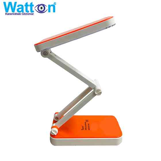 Акумуляторна настільна лампа Watton WT-006 світлодіодний світильник трансформер працює 10 годин Помаранчевий Кам'янець-Подільський