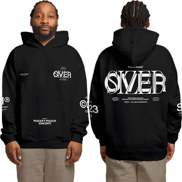 Худі, чорна толстовка чоловіча, світшот 2702806514 розмір 50 Дніпро - фото 1