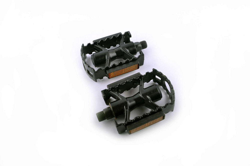 Педалі велосипедні (з катафотами, метал, чорні) Мукачево - фото 1